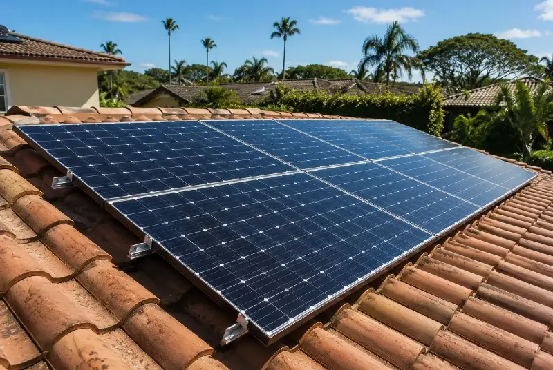 Installation de panneaux solaires à Gijounet